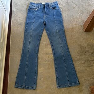 Kensie vintage luxe Jeans, Savannah high rise flare size 2/26, inseam 30, new